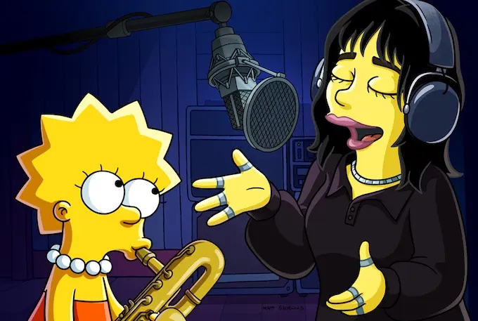 “Lisa, ti presento Billie”: il nuovo corto de I Simpson con Billie Eilish