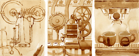 Google dedica il doodle all'inventore della macchina da espresso
