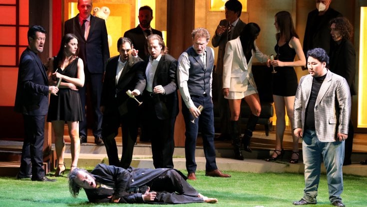 Rigoletto messo in scena nel Teatro La Scala