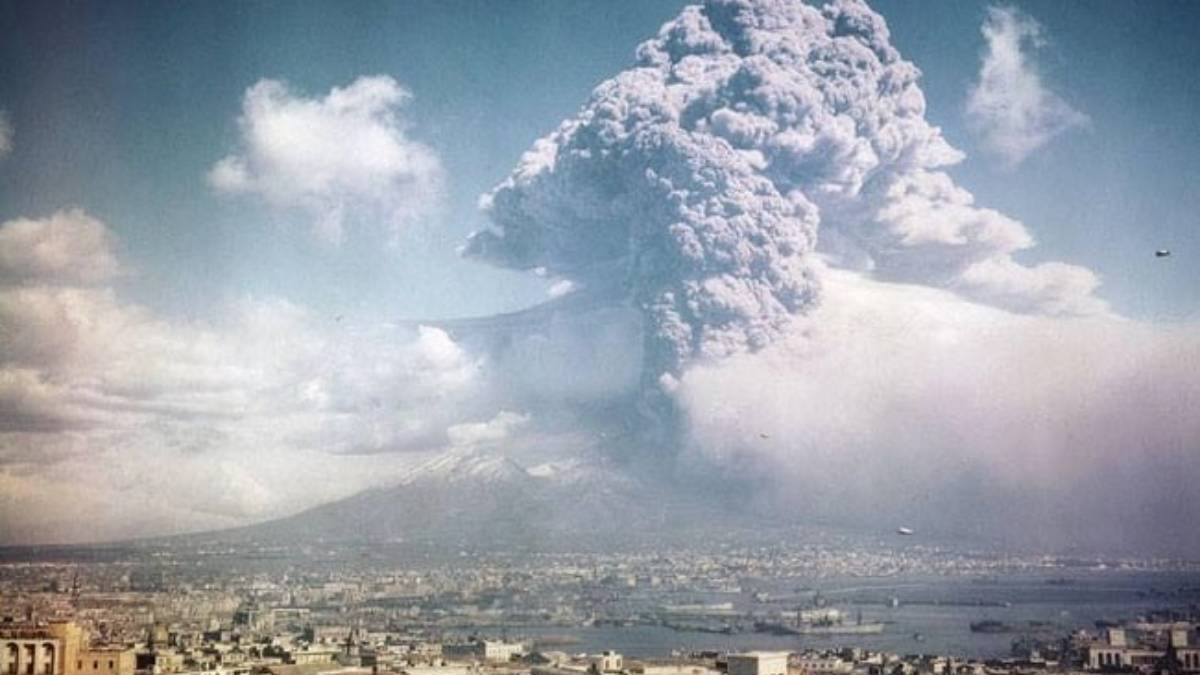 Quando il Vesuvio eruttò lasciando gli americani con il fiato sospeso