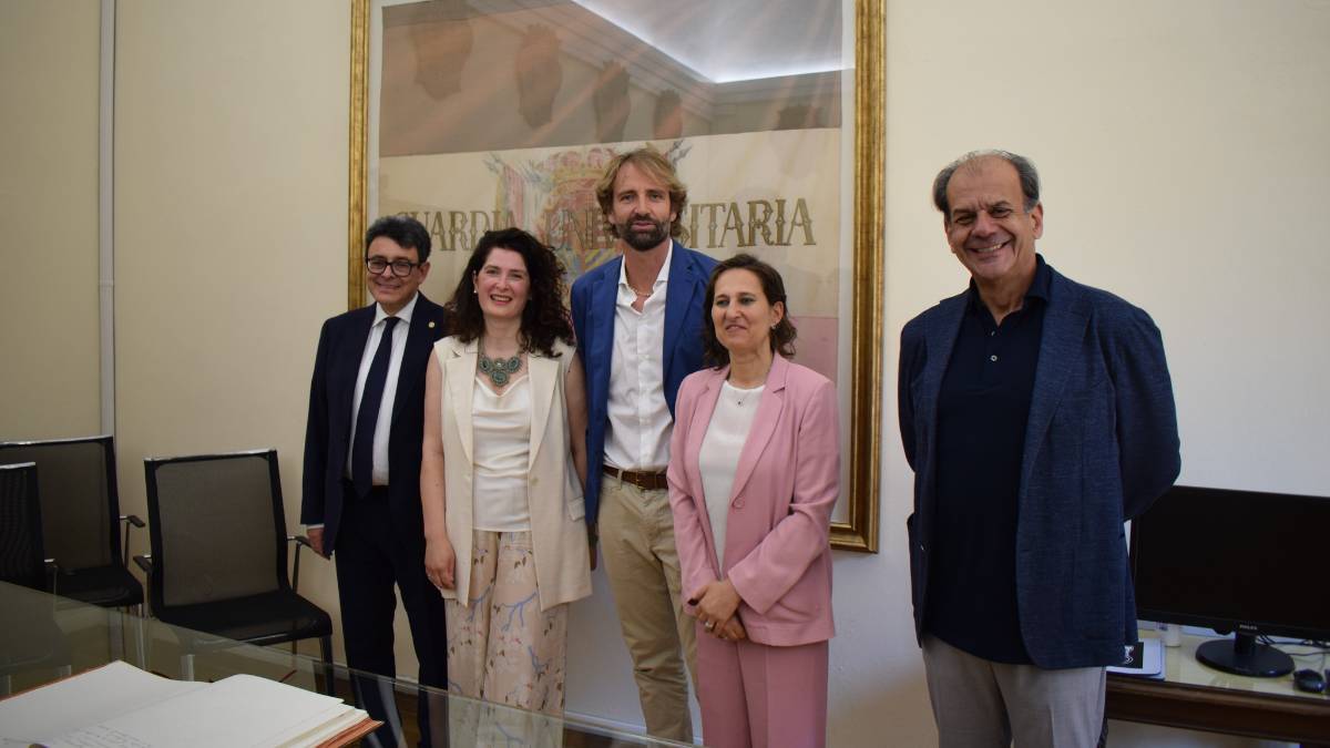 Massimiliano Rosolino e Gaia Pianigiani ospiti al  Graduation Day dell'Università di Siena