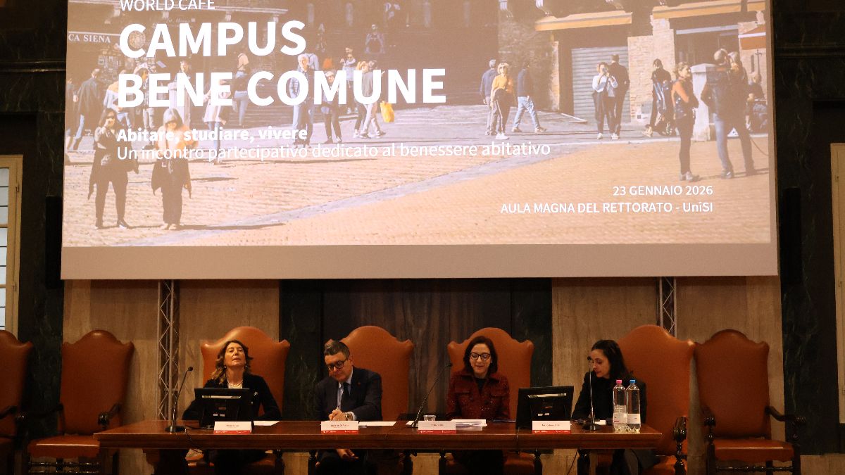 Il World Cafè per il benessere abitativo all'Università di Siena