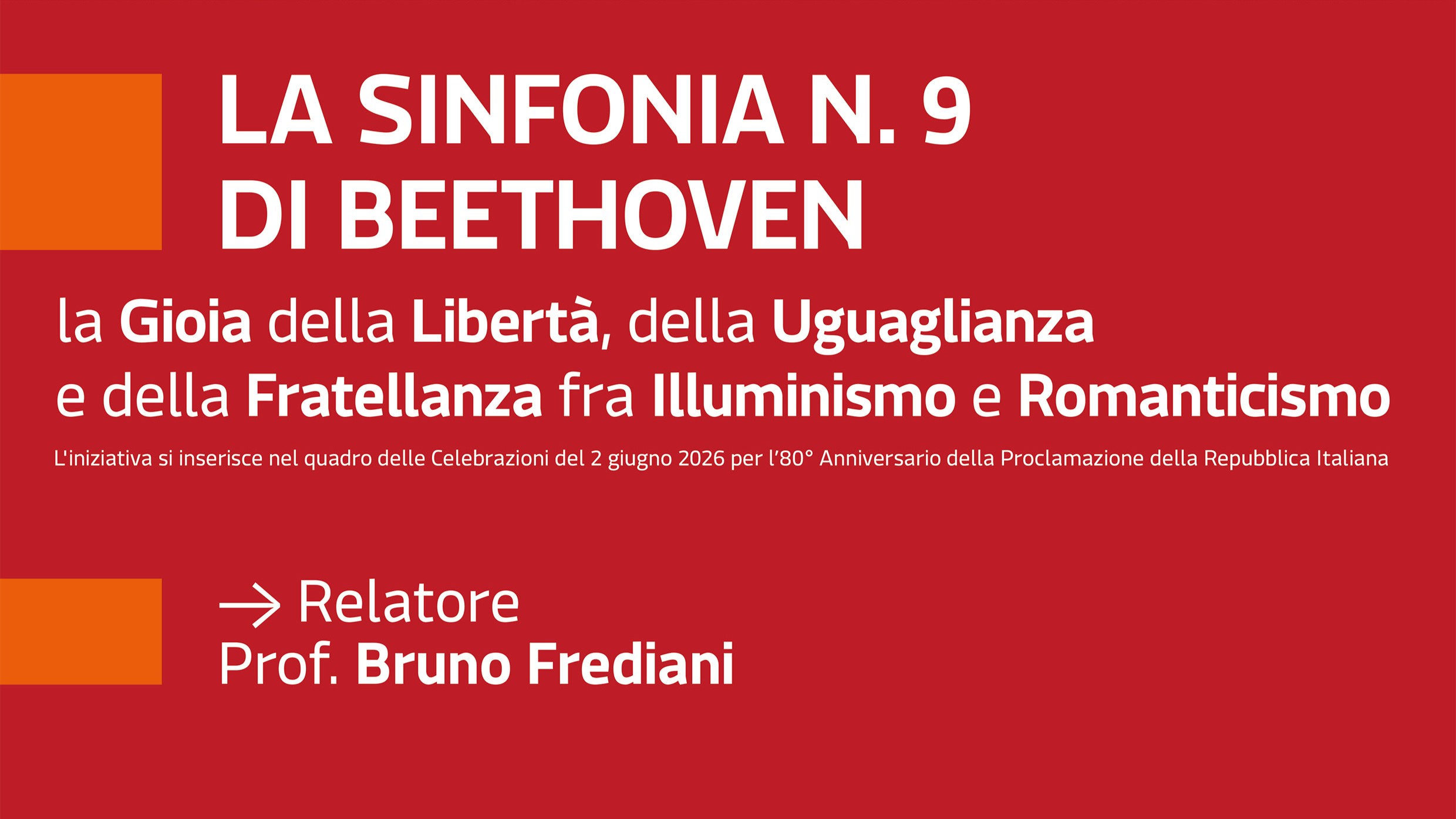 Locandina_Beethoven Il prof. Bruno Frediani offre una lezione divulgativa sulla nona sinfonia di Beethoven