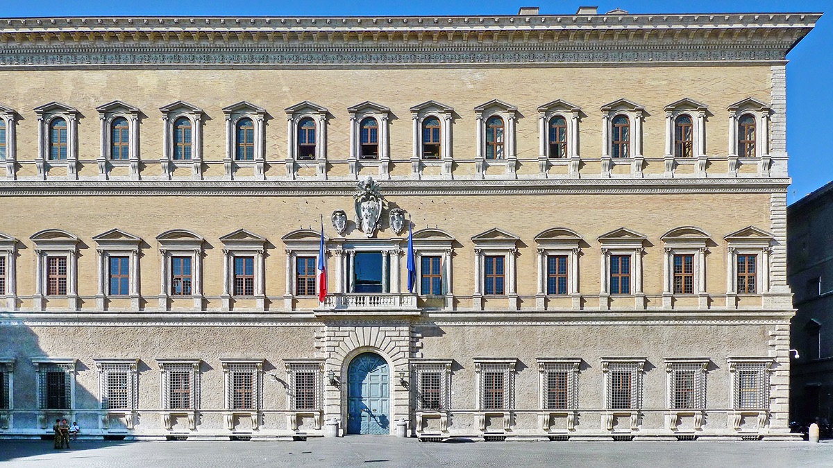 A Palazzo Farnese si sono conclusi i lavori sulle facciate