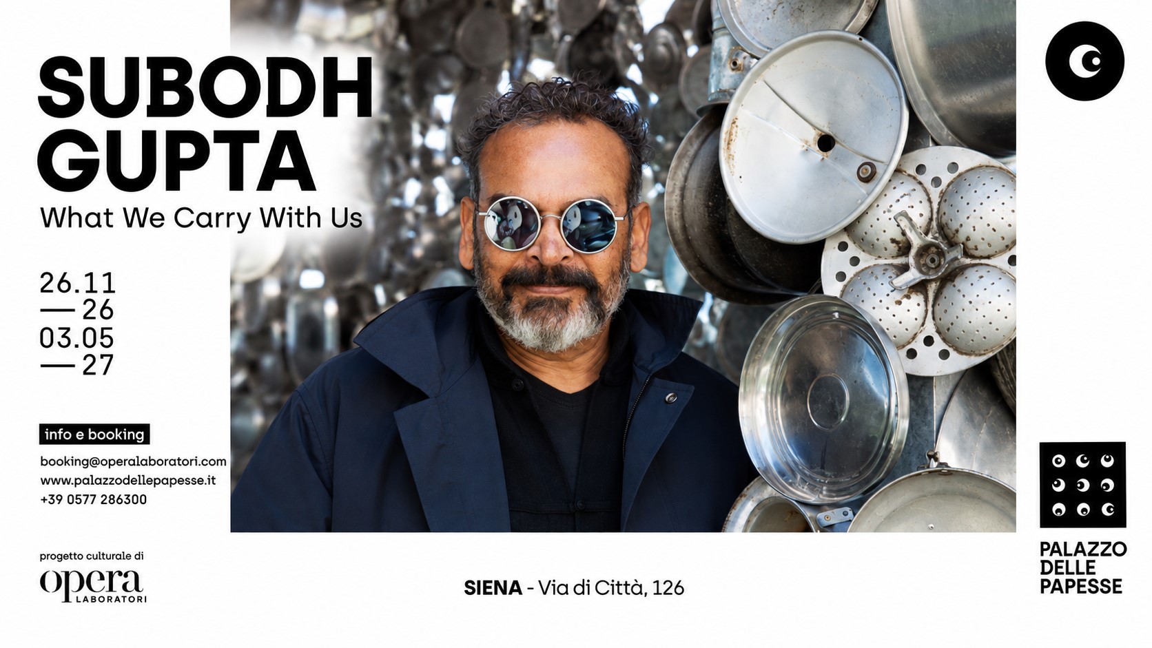 Subodh Gupta porta i suoi oggetti a Siena