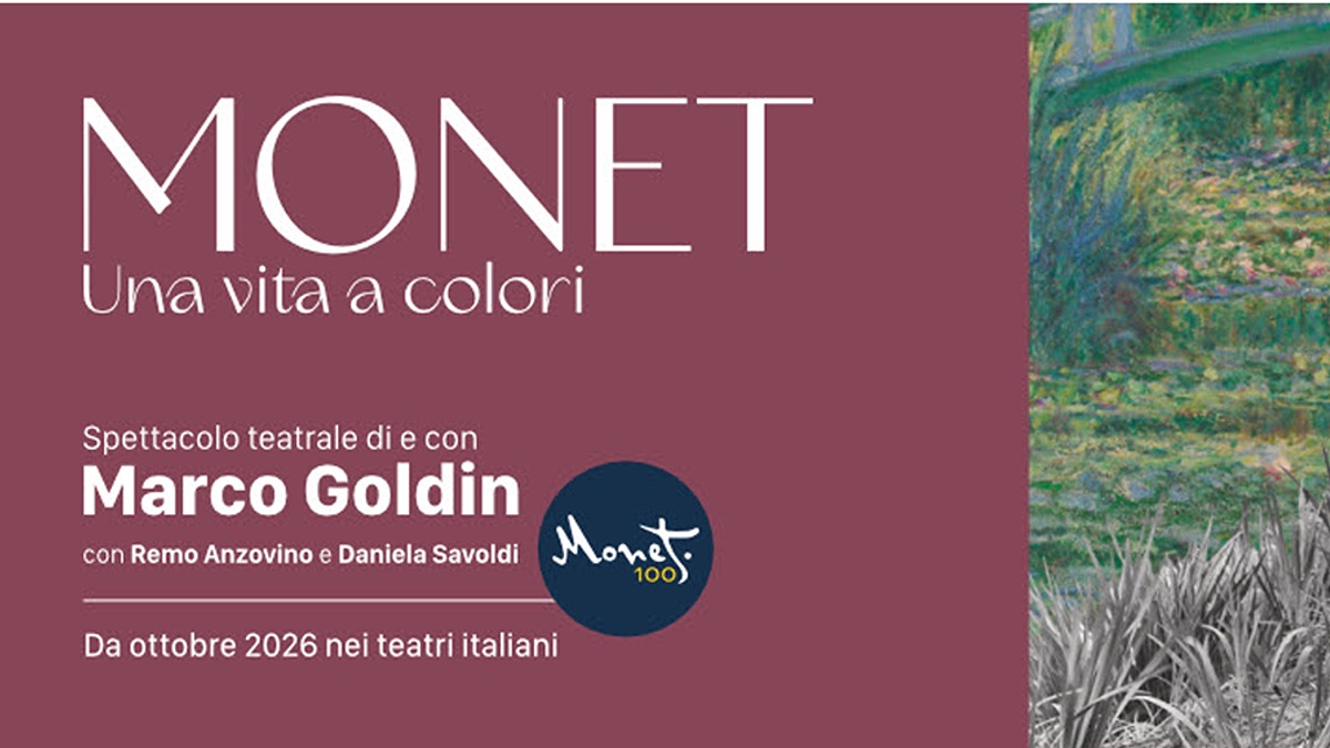 “MONET. Una vita a colori”: Goldin porta sul palco la vita del grande impressionista