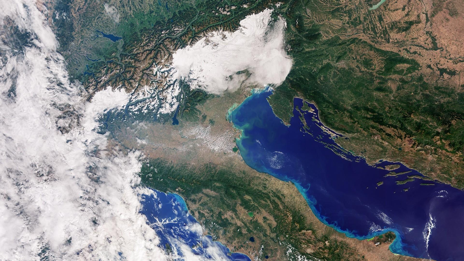 Le prime immagini di Sentinel-3C: presente anche l'Italia