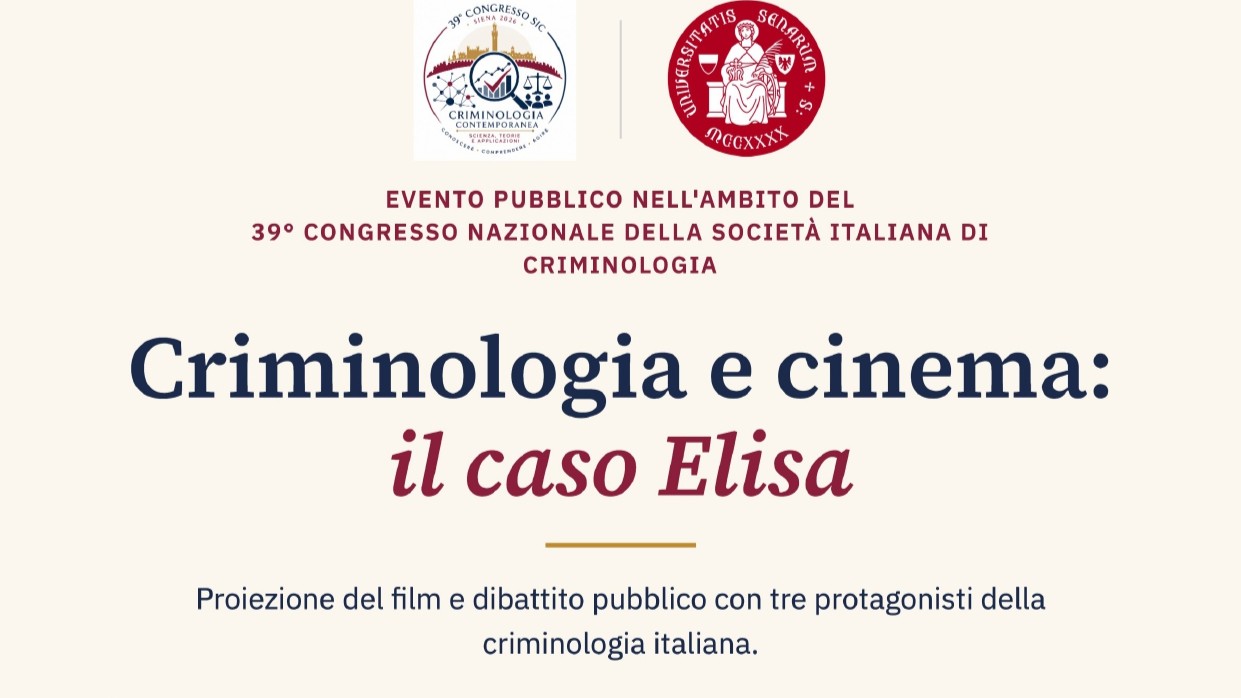Volantino_Criminologia_cinema_caso_Elisa Il Congresso della Società Italiana di Criminologia apre con una proiezione pubblica